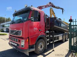 Volvo FH 420 6X2 HOOKLIFT + Z-CRANE HMF 1144 K1 - ALU...