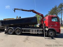 Volvo FH 420 6X2 HOOKLIFT + Z-CRANE HMF 1144 K1 - ALU...