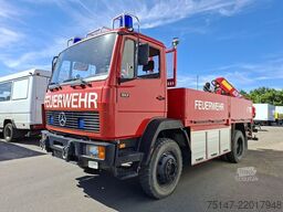 MERCEDES-BENZ 917 AF 4x4 Pritsche + Kran 35tkm EX-Feuerwehr