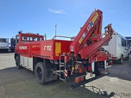 MERCEDES-BENZ 917 AF 4x4 Pritsche + Kran 35tkm EX-Feuerwehr