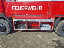 MERCEDES-BENZ 917 AF 4x4 Pritsche + Kran 35tkm EX-Feuerwehr