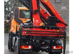 Mercedes-Benz UNIMOG 300 Wandler mit Kran PK 9002 u. Seilwinde
