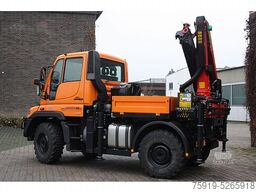 Mercedes-Benz UNIMOG 300 Wandler mit Kran PK 9002 u. Seilwinde