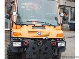 Mercedes-Benz UNIMOG 300 Wandler mit Kran PK 9002 u. Seilwinde