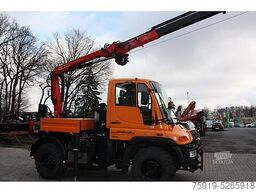 Mercedes-Benz UNIMOG 300 Wandler mit Kran PK 9002 u. Seilwinde