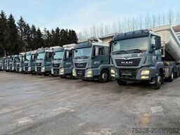 MAN TGS 18.460 4X4 H Pritarder + Auflieger Schwarzmü