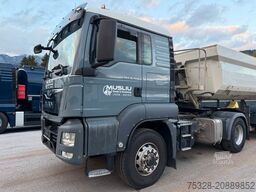 MAN TGS 18.460 4X4 H Pritarder + Auflieger Schwarzmü