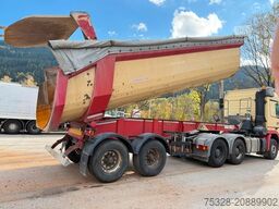 MERCEDES-BENZ Actros 2655 V8 MP3 6X4 BL + Auflieger Schwarzmül