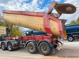MERCEDES-BENZ Actros 2655 V8 MP3 6X4 BL + Auflieger Schwarzmül