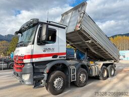 MERCEDES-BENZ Arocs 3240 8X4 BB Meiller Dreiseitenkipper Alu