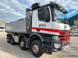 MERCEDES-BENZ Arocs 3240 8X4 BB Meiller Dreiseitenkipper Alu