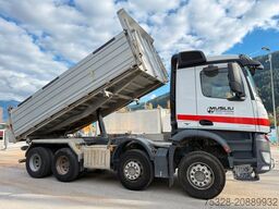 MERCEDES-BENZ Arocs 3240 8X4 BB Meiller Dreiseitenkipper Alu