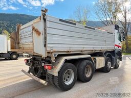 MERCEDES-BENZ Arocs 3240 8X4 BB Meiller Dreiseitenkipper Alu