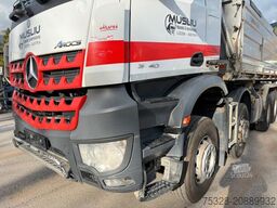 MERCEDES-BENZ Arocs 3240 8X4 BB Meiller Dreiseitenkipper Alu