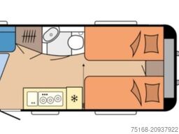 HOBBY De Luxe 495 UL 1800 kg / Mover / Fahrradträger /