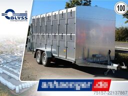 BLYSS Kleinvieh Transportanhänger 366x180x186cm 3000zG