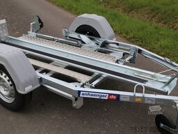 BLYSS Motorradanhänger 249x21cm 400kg zGG