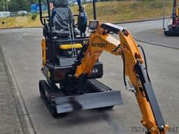  Minibagger 3 Zylinder Diesel 1280 kg Joystickst.