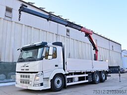 Volvo FM460  HMF 2120 4330kg 10.2m K3 Funk Lift Lenk