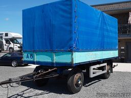 ACKERMANN-FRUEHAUF Pritsche + Plane Anhänger BPW-Achsen