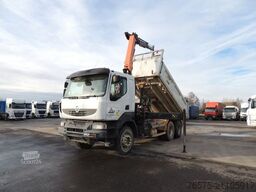 RENAULT 430DXI 8x4 Kerax 2 seitenkipper + kran Palfinger
