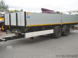Krone construction trailer / Flatbed 18 pallet