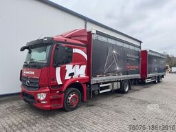 MERCEDES-BENZ 1843 LL Schiebeplane Edscha LBW 1,5t + Anhänger