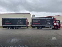 MERCEDES-BENZ 1843 LL Schiebeplane Edscha LBW 1,5t + Anhänger