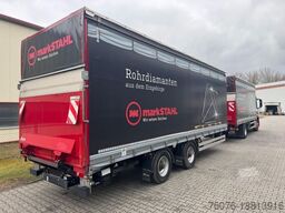 MERCEDES-BENZ 1843 LL Schiebeplane Edscha LBW 1,5t  + Anhänger