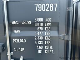 Shanghai Shengji NEW 4FT DV container / RAL 7016 (anthracite grey)
