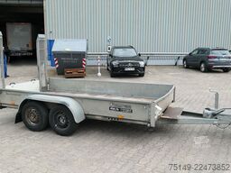 HUMBAUR HS353718, Tieflader, Tandem, Rampen, 2,7to. NL,