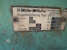 MÜLLER-MITTELTAL KWH 8.8 Kabeltransporter, Kabeltrommel, SAF
