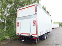 Möslein TPS 11 DL 7,30  neuer Planenanhänger, Ladebordwand + Durchladbar