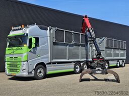 Volvo FH 500 6x2*4 / +TIPPER TRAILER / CRANE