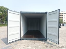 20 Fuß Seecontainer / One Way / 6 Meter Lagercontainer / Anthrazit