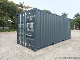 20 Fuß Seecontainer / One Way / 6 Meter Lagercontainer / Anthrazit