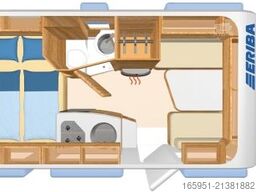 Hymer/Eriba Feeling 425 Autark Fahradträger Markise