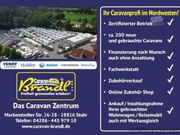 Hymer/Eriba Feeling 425 Autark Fahradträger Markise