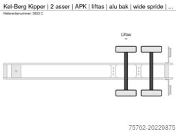 Kel-Berg Kipper | 2 asser | APK | liftas | alu bak | wid...