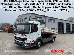 MERCEDES-BENZ 818 Atego 3-Seiten-Kipper AHK