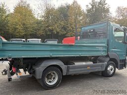 mercedes-benz Atego 823 3-Seiten Kipper Meiller 2 x AHK