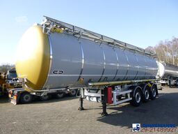 Van Hool Chemical tank inox L4BH 37.5 m3 / 1 comp