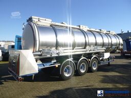 Burg Food / chemical tank inox L4BH 37.5 m3 / 3 comp