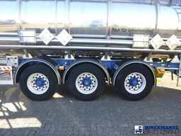 Burg Food / chemical tank inox L4BH 37.5 m3 / 3 comp