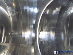 Burg Food / chemical tank inox L4BH 37.5 m3 / 3 comp