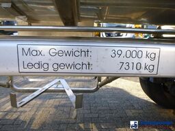 Burg Food / chemical tank inox L4BH 37.5 m3 / 3 comp