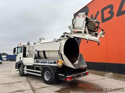 MAN TGS 18.320 4x4 Müller tank 8000 + 1000 l / vacu...