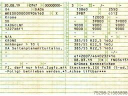 KRONE SD / Liftachse / EDSCHA
