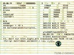 KRONE SD / Liftachse / EDSCHA
