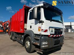 MAN TGS 28.320/6x2/ZÖLLER/Hecklader/Container/MEGA